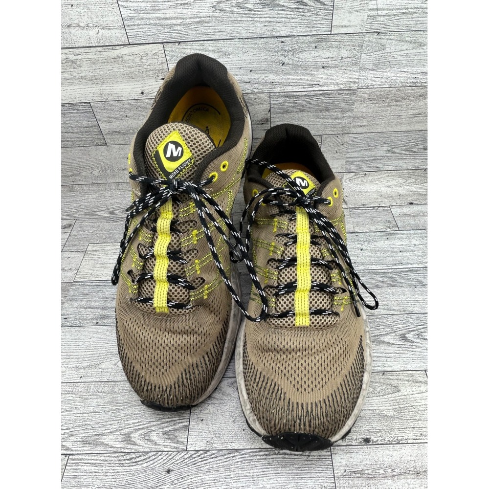 Merrell Moab Flight Men Trail Running Shoes Olive Coyote J066743‎ Size 11.5